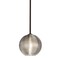 Besa Lighting Kristall 8 Cord Pendant, Smoke, Bronze Finish, 1x60W Incandescent 1TT-461602-BR - alternate 1